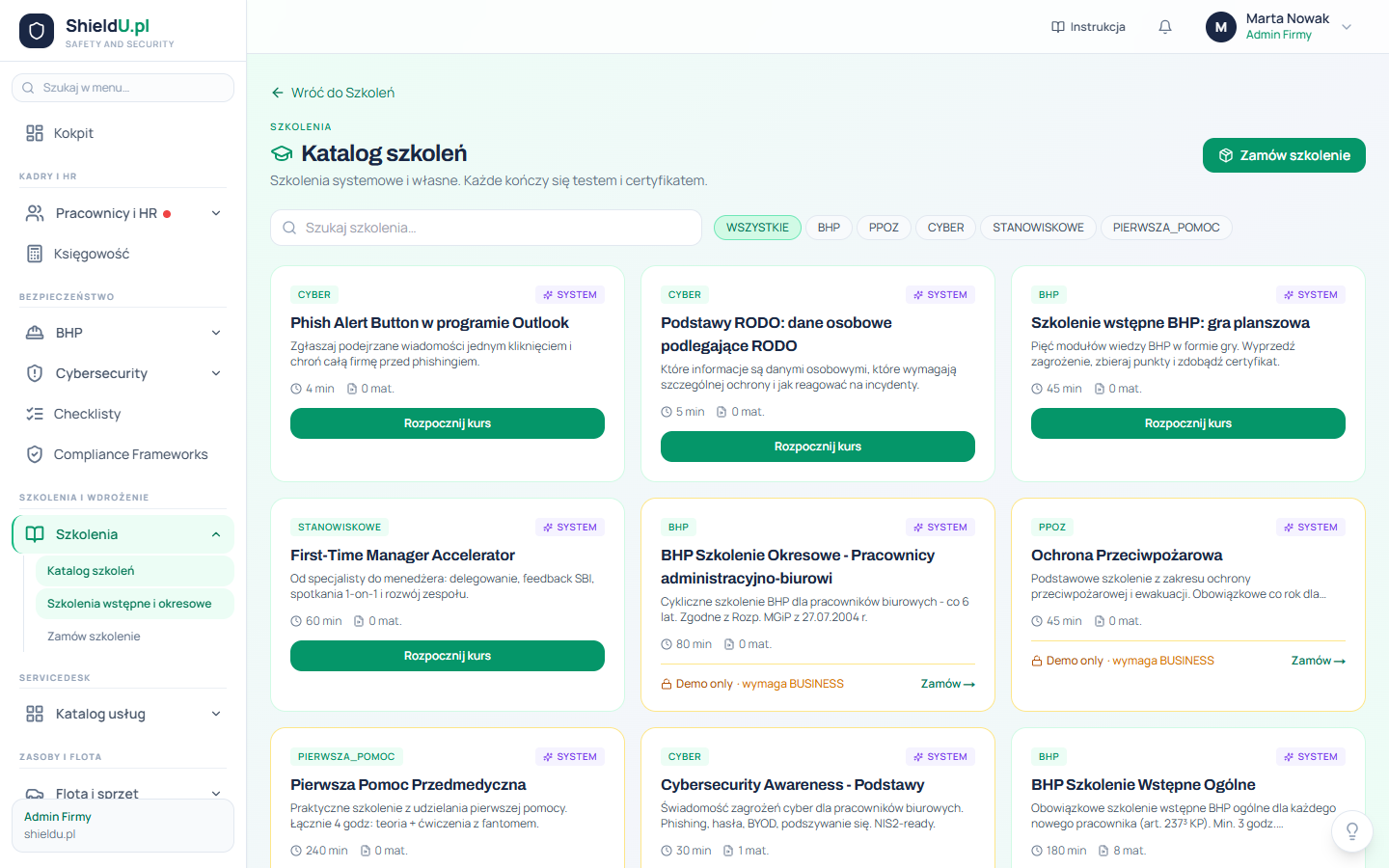 Katalog kursów e-learning